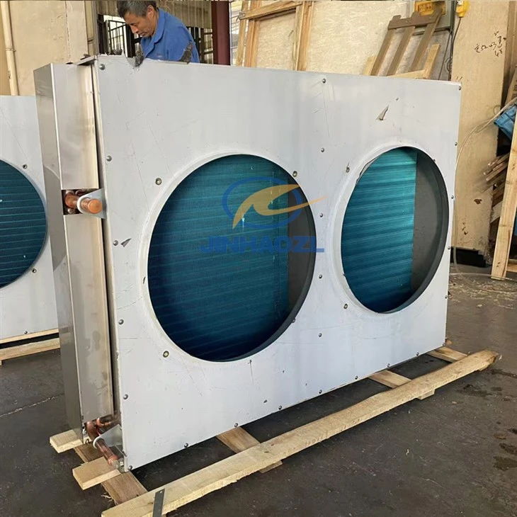 Stainless Steel H-Type Air Cooled Condenser With 2 Fans | Industrial & Commercial Refrigeration factory